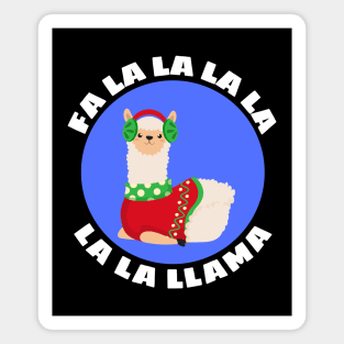 Fa la la la la la la llama | Llama Pun Magnet